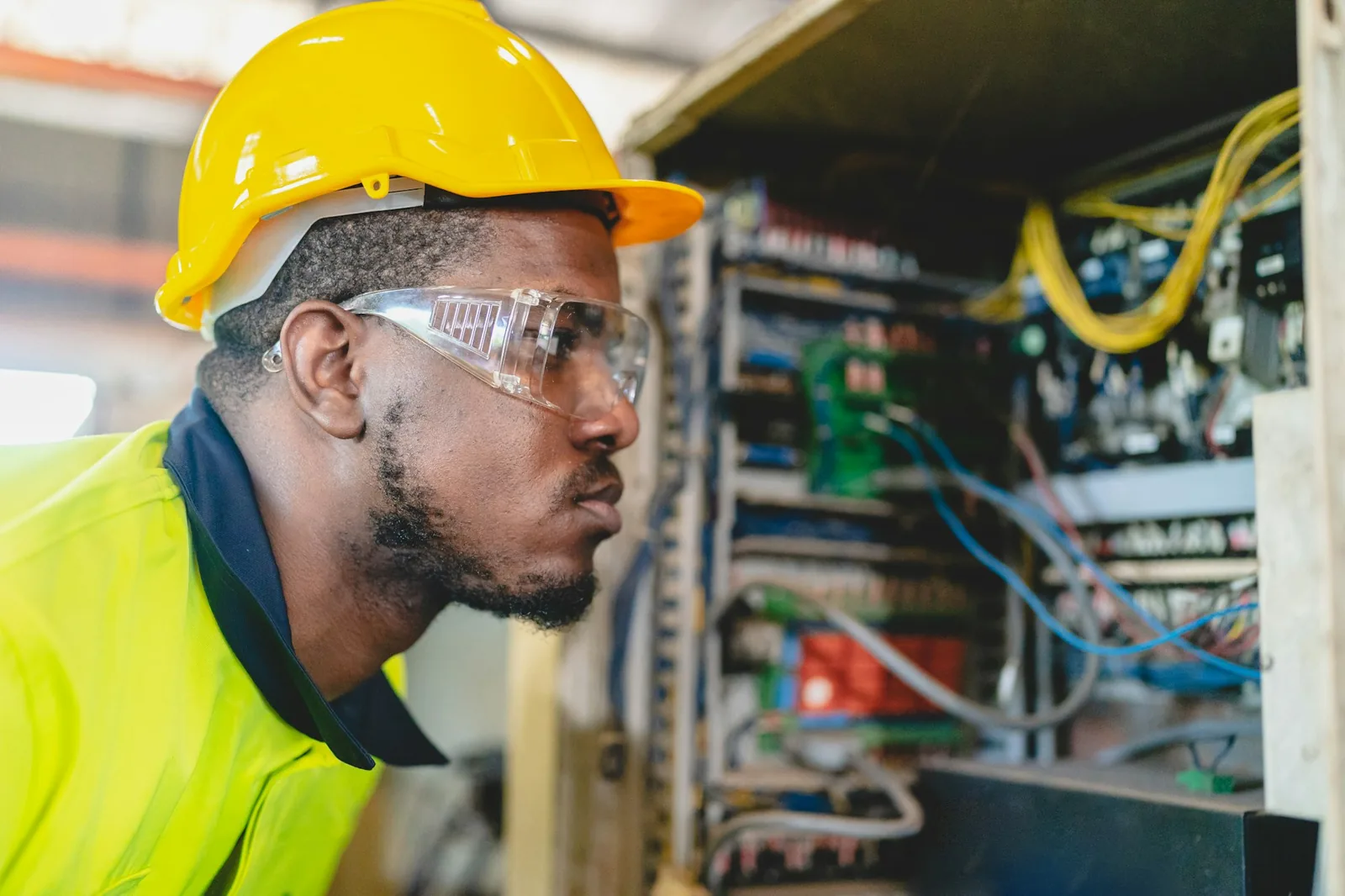 Standby generator installation - technician engineer checking equipment of machinery production technol