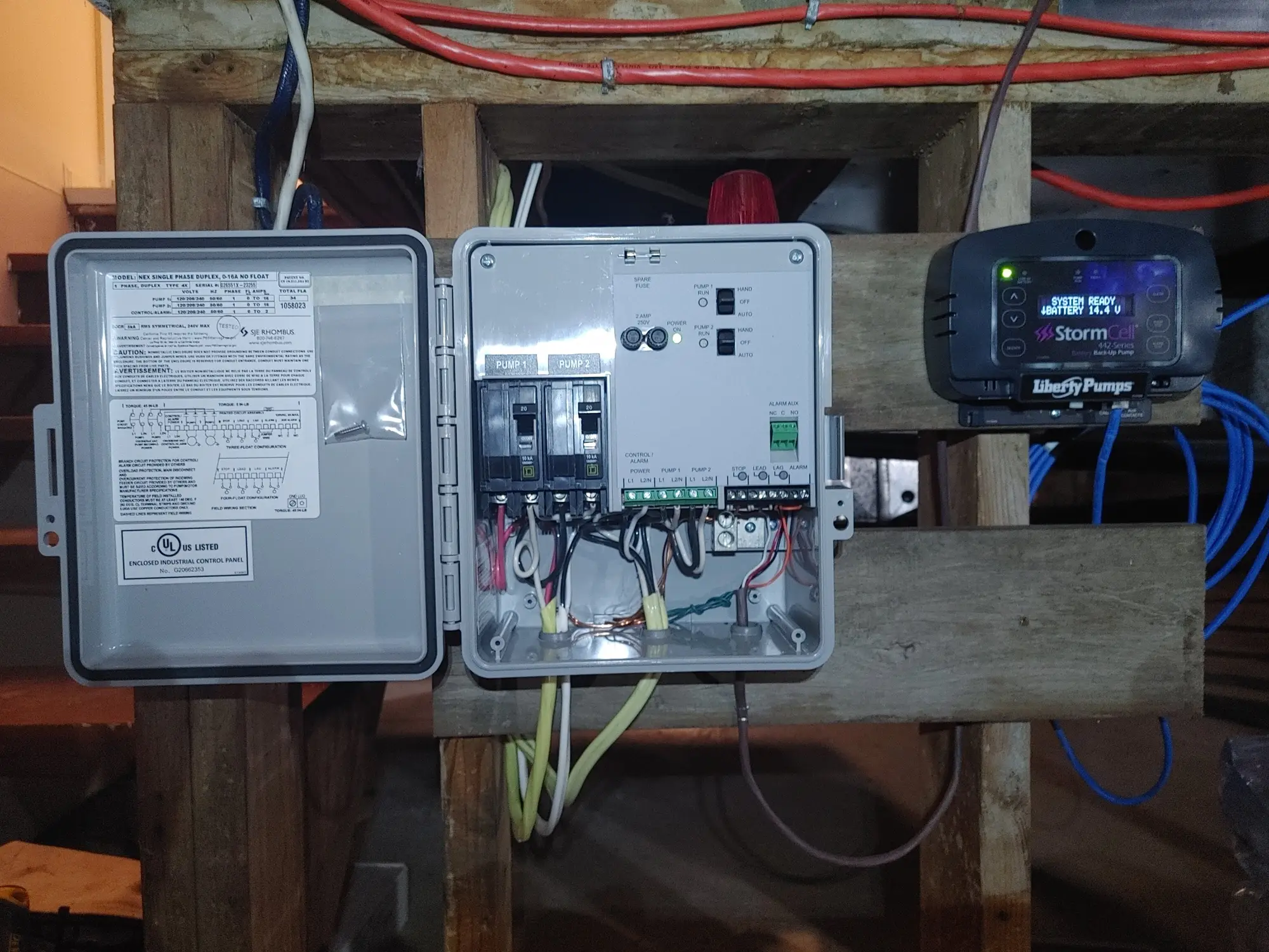 Residential breaker panel and service setup