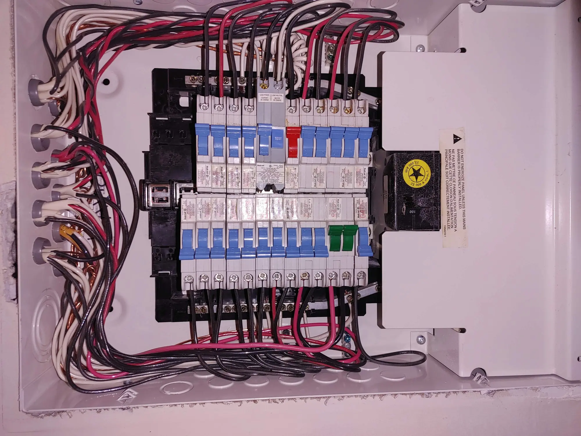 Vancouver electrician completing EV-ready electrical work